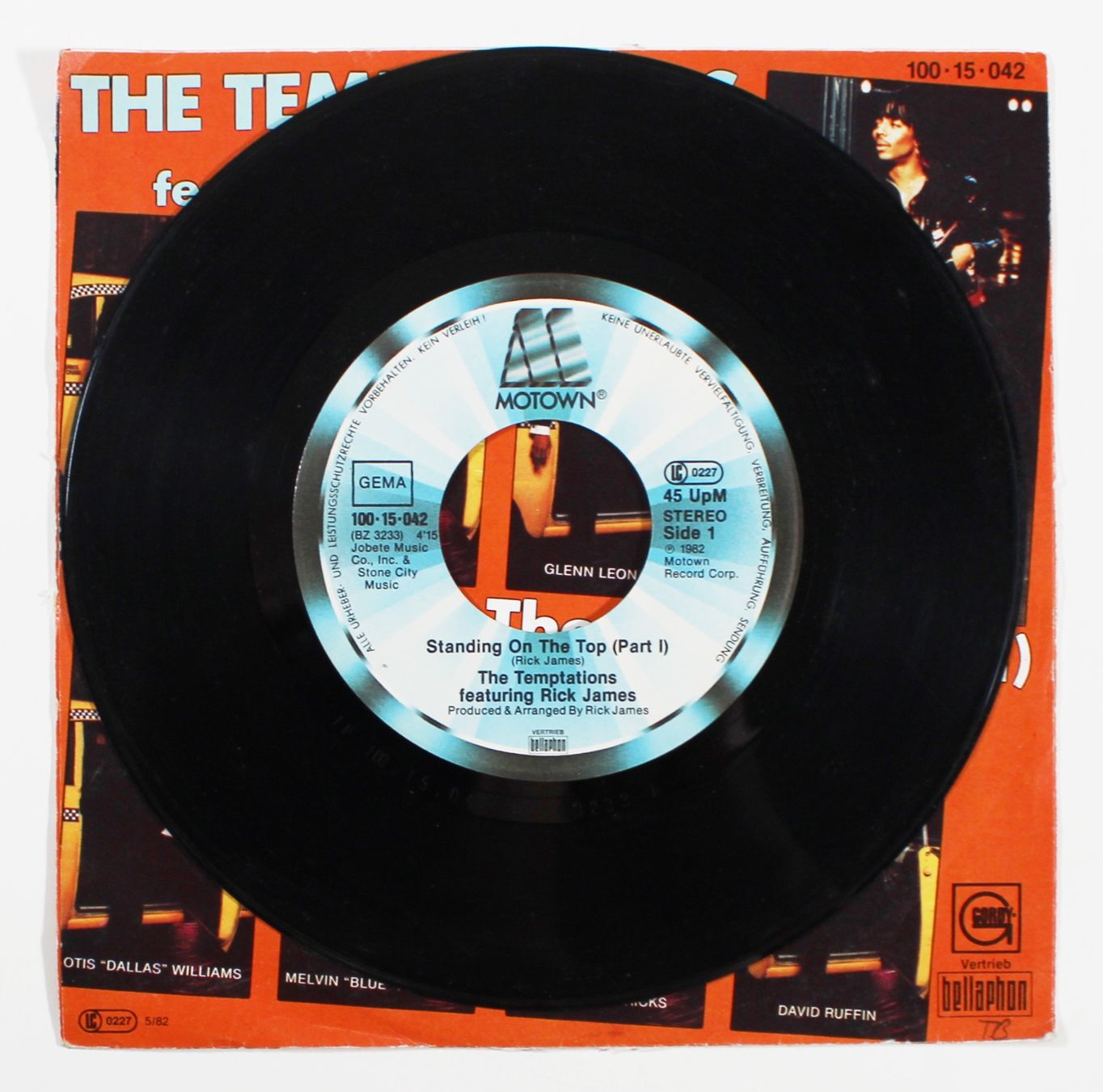 Schallplatten: 7" TEMPTATIONS RICK JAMES - STANDING ON... - DISCO FUNK 82!! – Gebraucht aus Brüttisellen von Collector-Corner 1