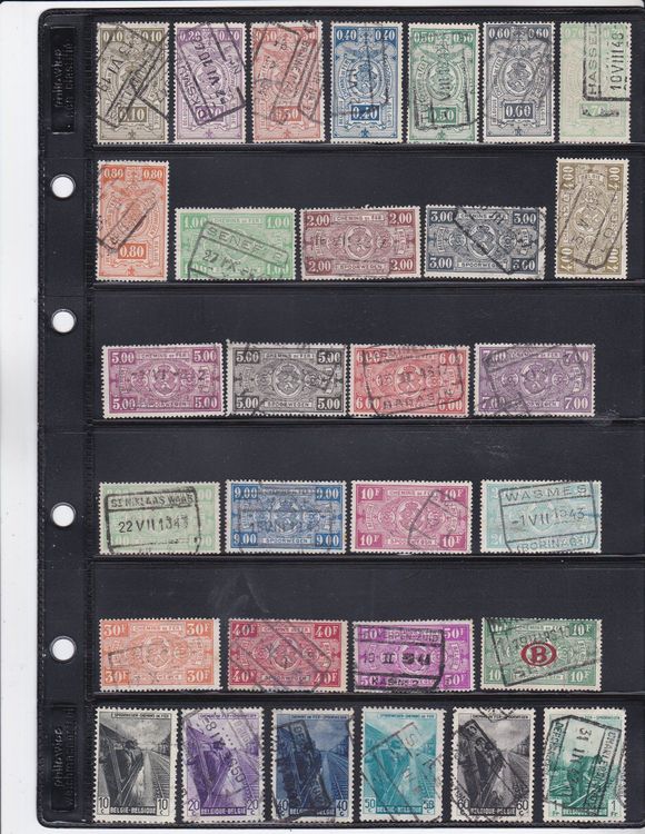 Lot De 200 Timbres Ferroviaires Divers - Motives Collection - Véhicules Sur Rails, Funiculaire - Prophila