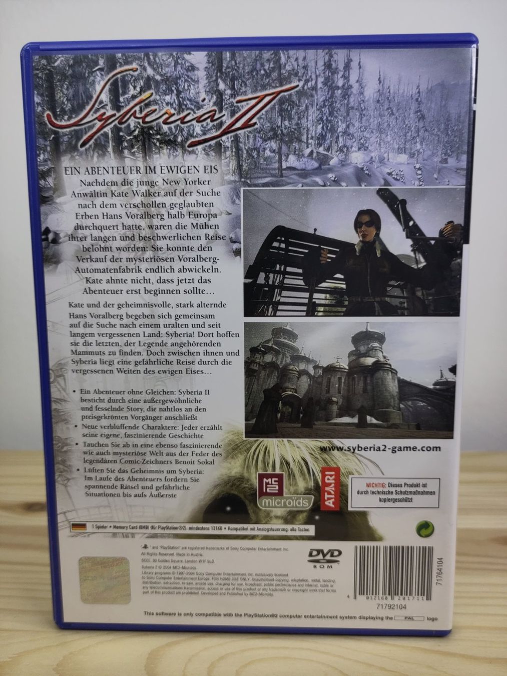 Giochi: Syberia 2 PS2 Playstation 2 PAL CIB – Usato da Zug venduto da RepTCG 1