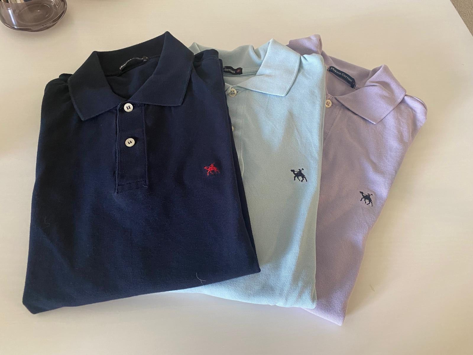 Polo-Shirts: 3 Poloshirts Mobaco Cottons ca. M – Gebraucht aus Oberglatt ZH von jul_nhy7