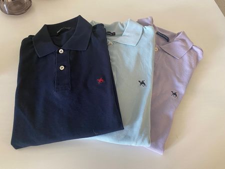 3 Poloshirts Mobaco Cottons ca. M