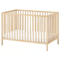 IKEA SNIGLAR Babybett, Buche, 60x120cm