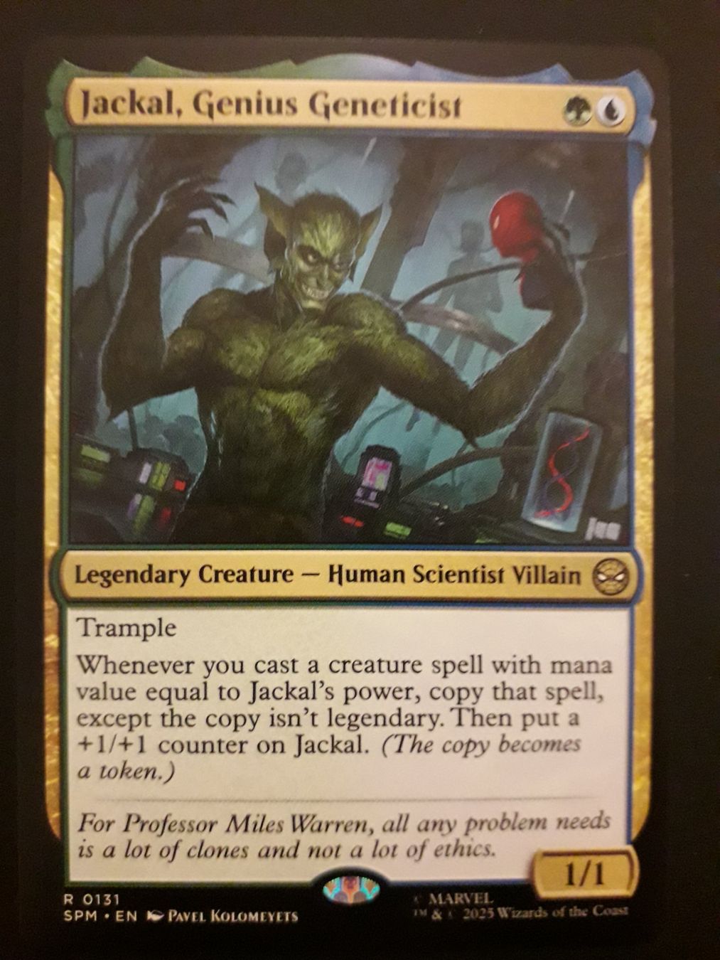 Magic The Gathering Sammelbilder & Trading cards: MTG - Jackal, Genius Geneticist – Gebraucht aus Lausanne von and_n6mz