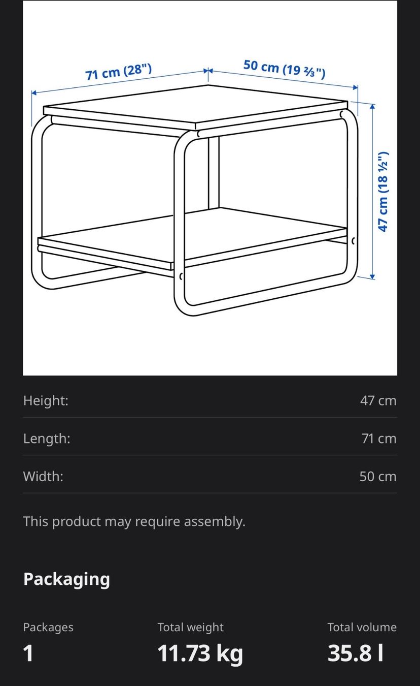 Ikea Tische: IKEA Couchtisch – Neu (gemäss Beschreibung) aus Zürich von mar_rcn2 4