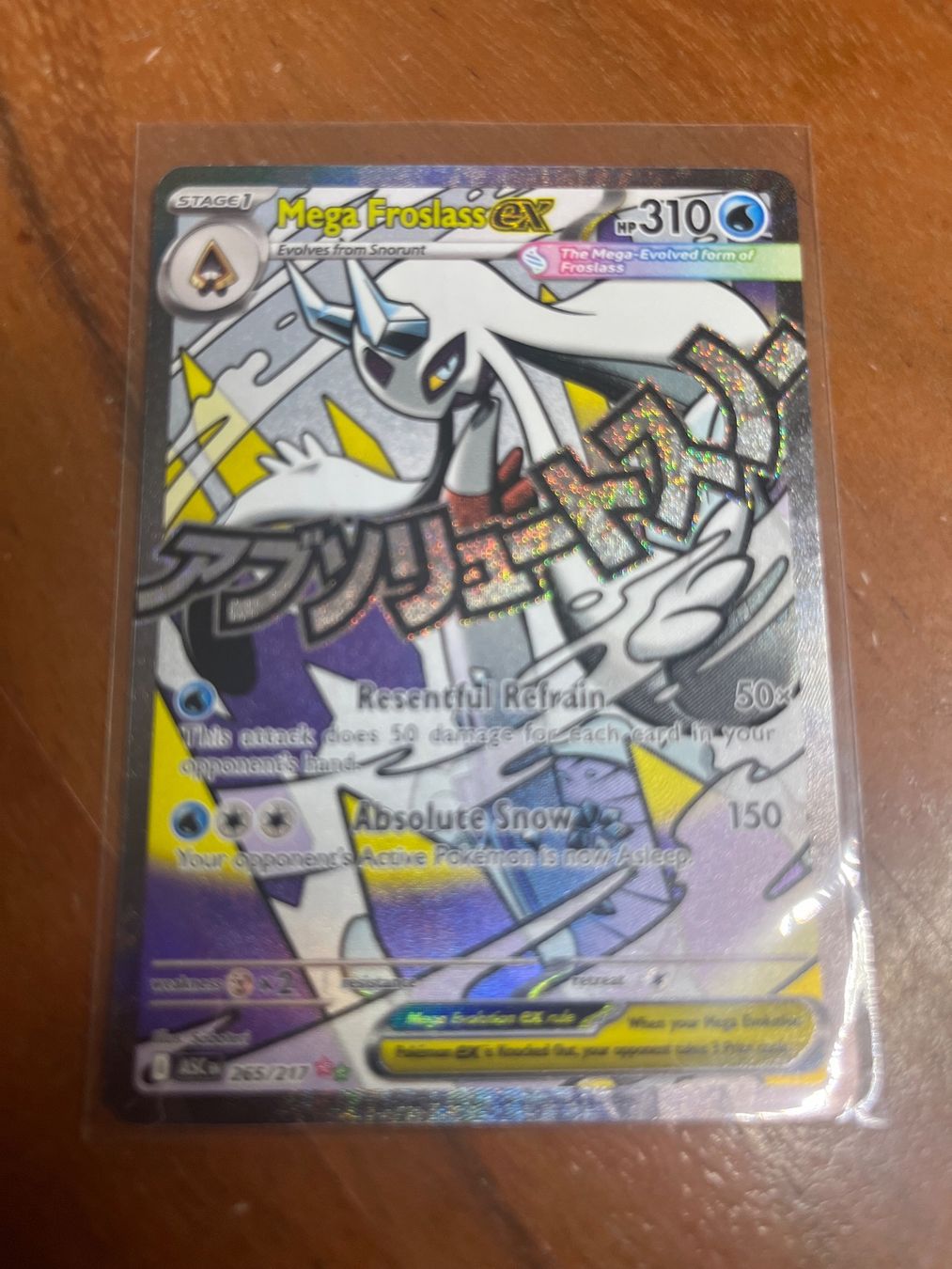 Pokémon Carte collezionabili: Pokemon Mega Froslass EX (eng) – Nuovo (secondo la descrizione) da Winterthur venduto da saloun