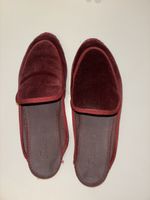 Flabelus Pantoffeln aus Wildleder Rot