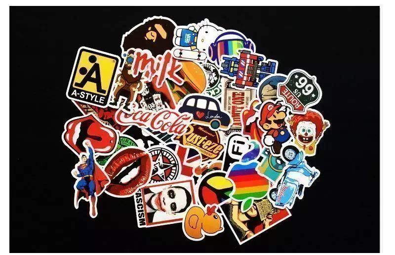 Sticker: 200 Sticker Aufkleber gemischt – Nuovo e nell'imballaggio originale da Winterthur venduto da Neilpryde01 8
