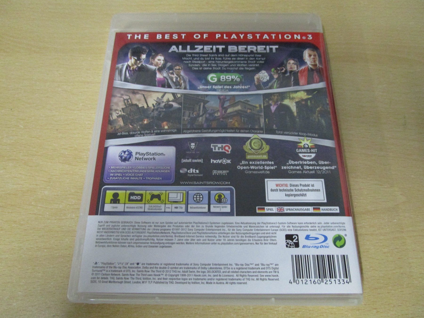 Sony Giochi: Saints Row The Third Playstation 3 PS3 – Usato da Goldau venduto da agestuffer 1