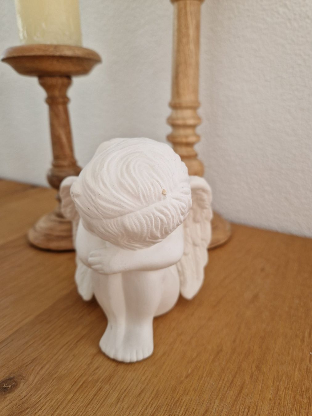 Statuette: Engel schlafend/sitzend/geborgen – Usato da Siblingen venduto da Vany_McDougall 3