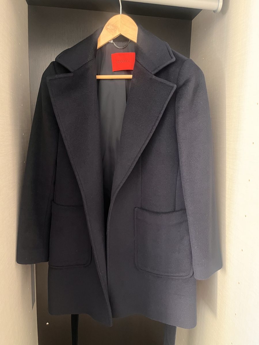 Jacken: MAX&Co. navy 100% wool belted coat – IT 36 – Neu (gemäss Beschreibung) aus Lugano von gil_2xvg 1