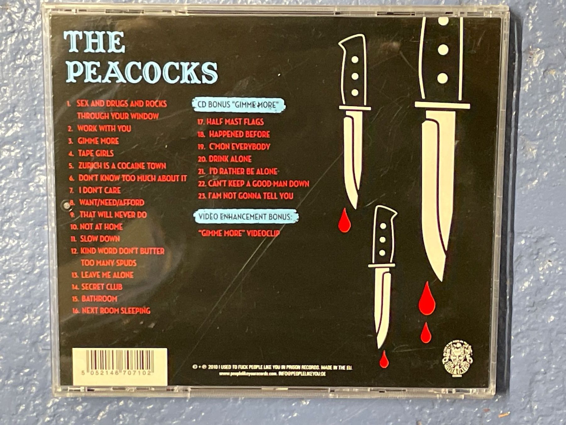 CD: [CD] THE PEACOCKS - Touch And Go (2010) – Usato da Frasnacht venduto da DiskSelection 1