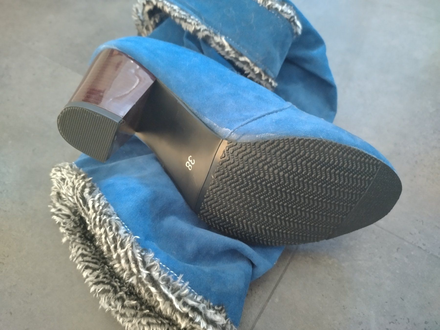 Scarpe da donna: Damen Stiefel, blau , Grösse 38 – Nuovo (secondo la descrizione) da STEFFISBURG venduto da Sumerstorm 2