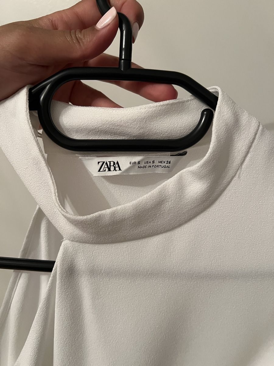 Zara Camicette: ZARA WEISSE OFF SHOULDER BLUSE - S – Usato da Rothrist venduto da FL_17 2