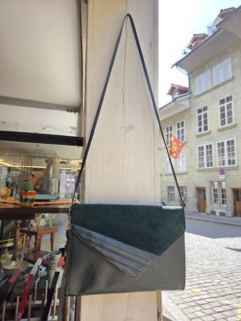 ❗SALE ❗Vintage Tasche/Clutch Tannengrün