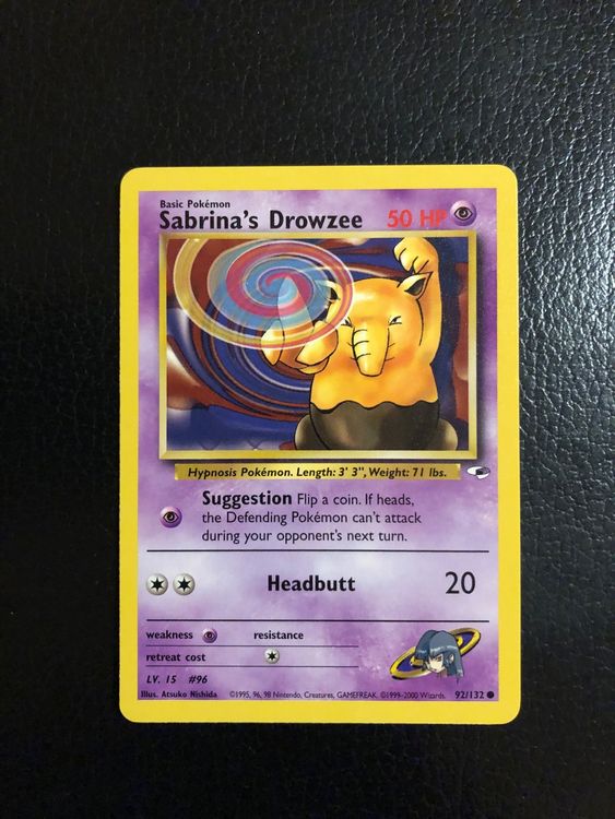 Gym Heroes Sabrina’s Drowzee 92/132 NM Ab 1 (Gebraucht) in Paradiso für ...