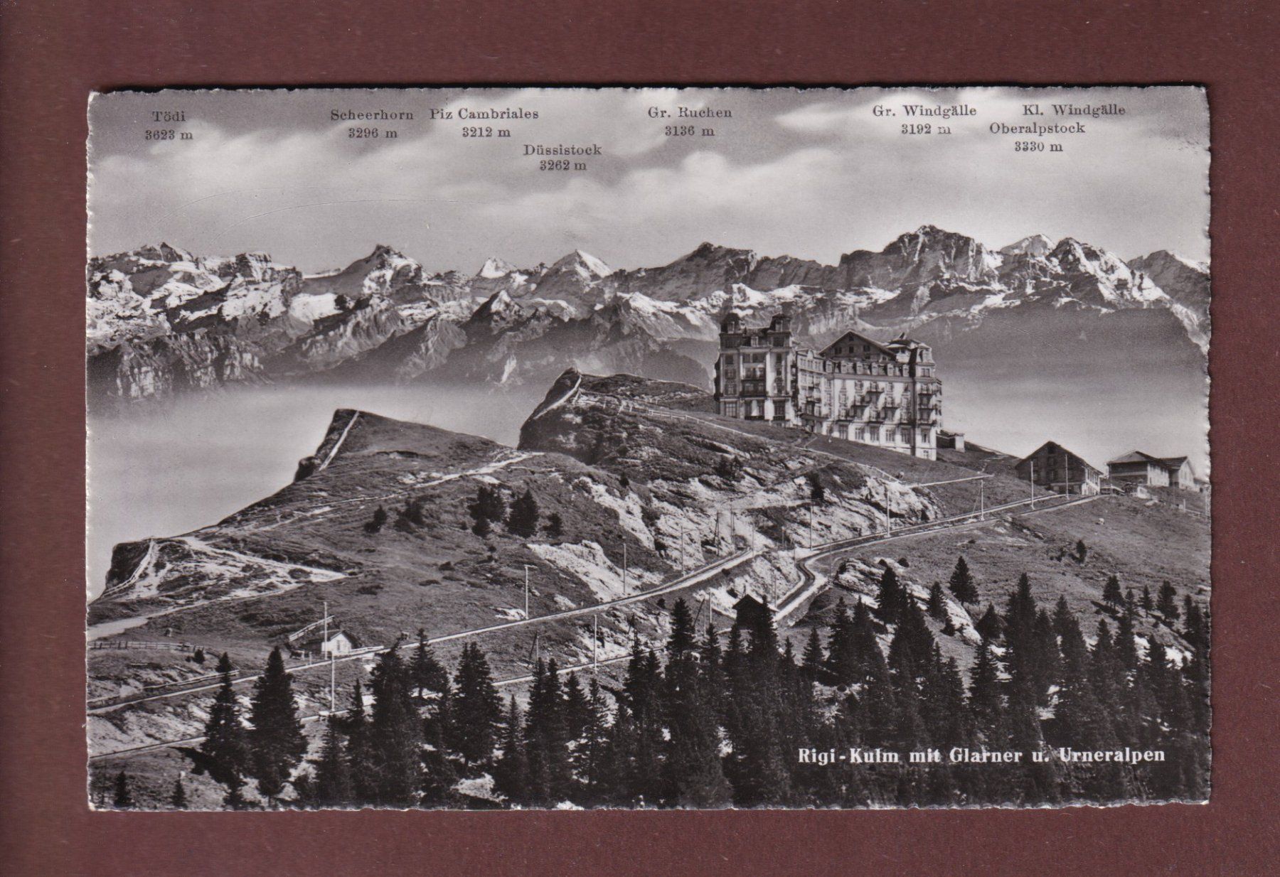 Cartoline postali: RIGI-KULM – Usato da Pully venduto da nicecards-shop