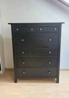 IKEA Hemnes Kommode schwarz, 6 Schubfächer