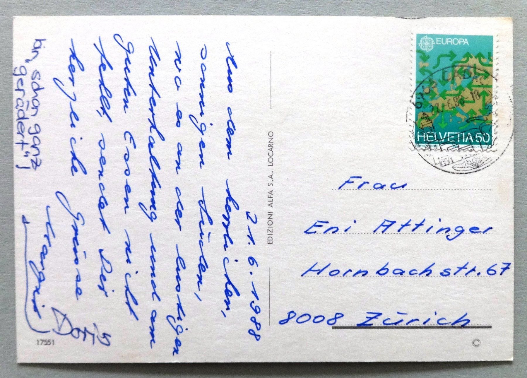 Cartoline postali: Cadro – Usato da Fétigny venduto da Billy2miny 1