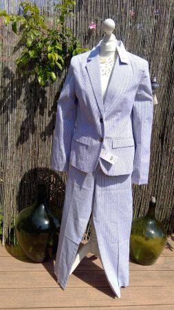 Blazer + Pantalon rayé OVS, taille EUR 42, NEUF