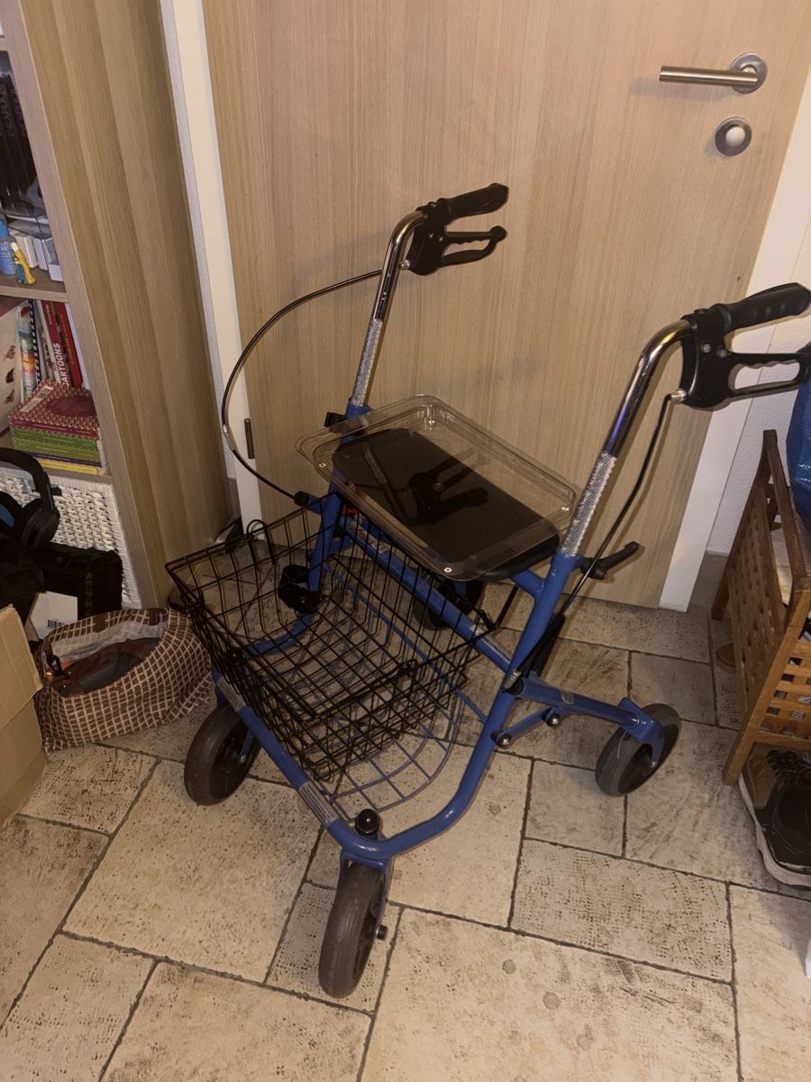 Ausili per la deambulazione: Déambulateur bleu en acier – Usato da Moudon venduto da Mr_Bome 5