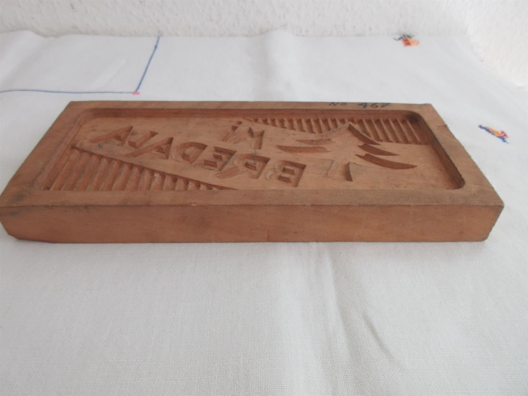 Alle Dekorationen: Holzmodel, mit Aufschrift, antik – Gebraucht aus Binningen von Oldfashion 1