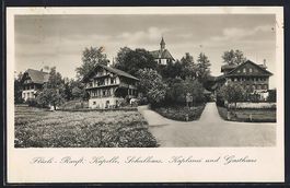 Flüeli-Ranft, Gasthaus, Kapelle, Schulh
