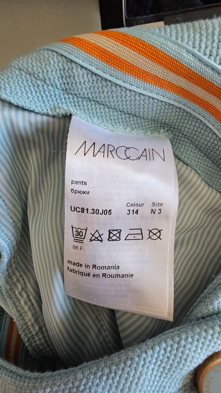 Marc Cain Pantaloni: MARCCAIN Hose, hellblau, Gr N 3, Colour 314 – Nuovo (secondo la descrizione) da Sirnach venduto da windrad65 4
