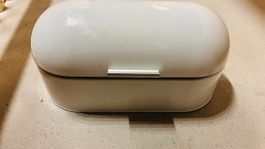 Brotkasten Depot weiss Metall 44x21x20cm gebraucht