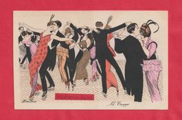 Künstler-Karte  Tanz  Xavier Sager  Le Tango