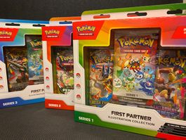 Pokémon First Partner Collection 1 + 2 + 3 - NEU OVP English