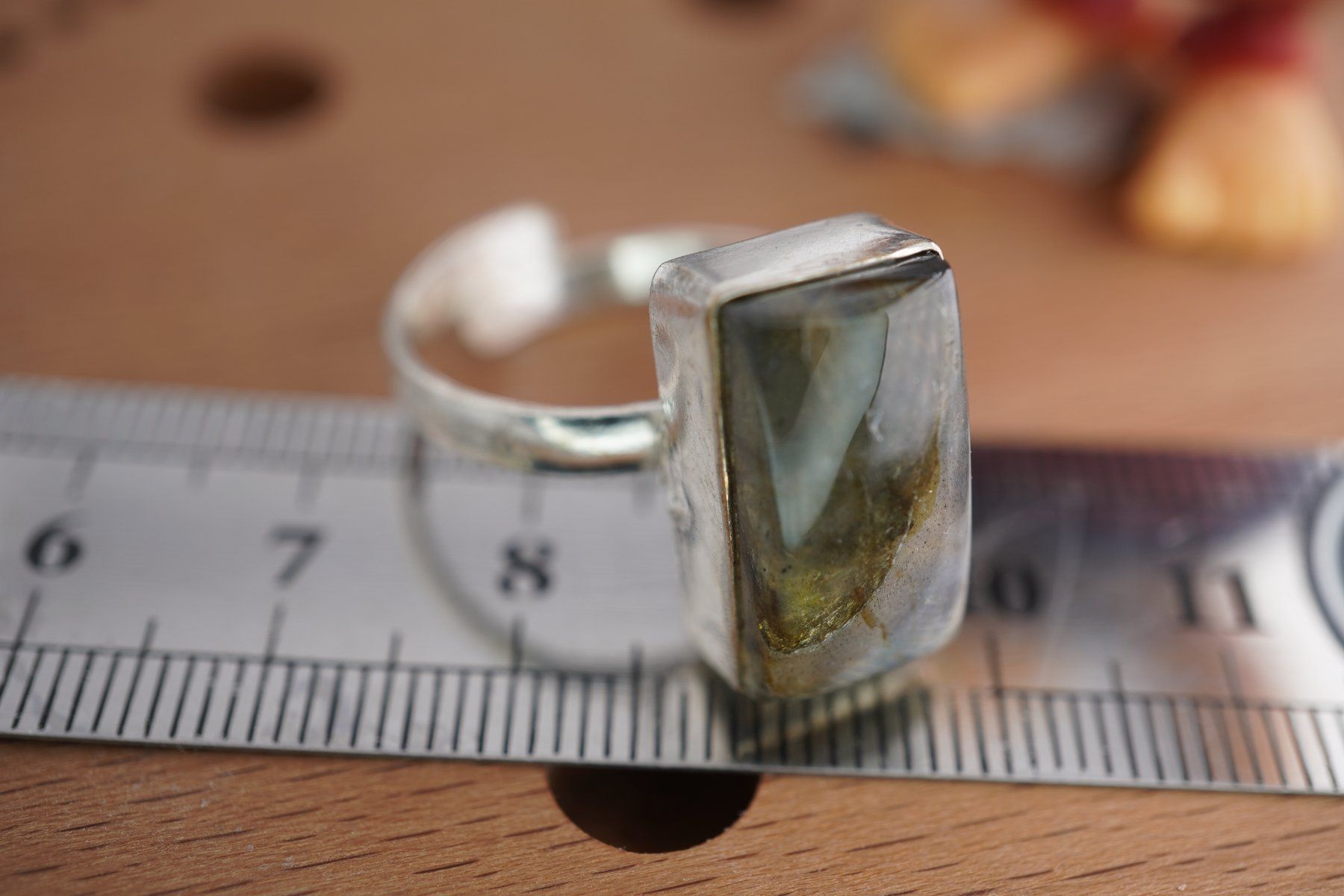 Minerali & Pietre curative: Labradorit       ring Grösse  Variabel     (Räumung!) – Nuovo e nell'imballaggio originale da Eschenbach SG venduto da topstone 2