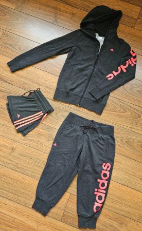 3-tlg Set ADIDAS Jacke + 2x Hose Gr. 158