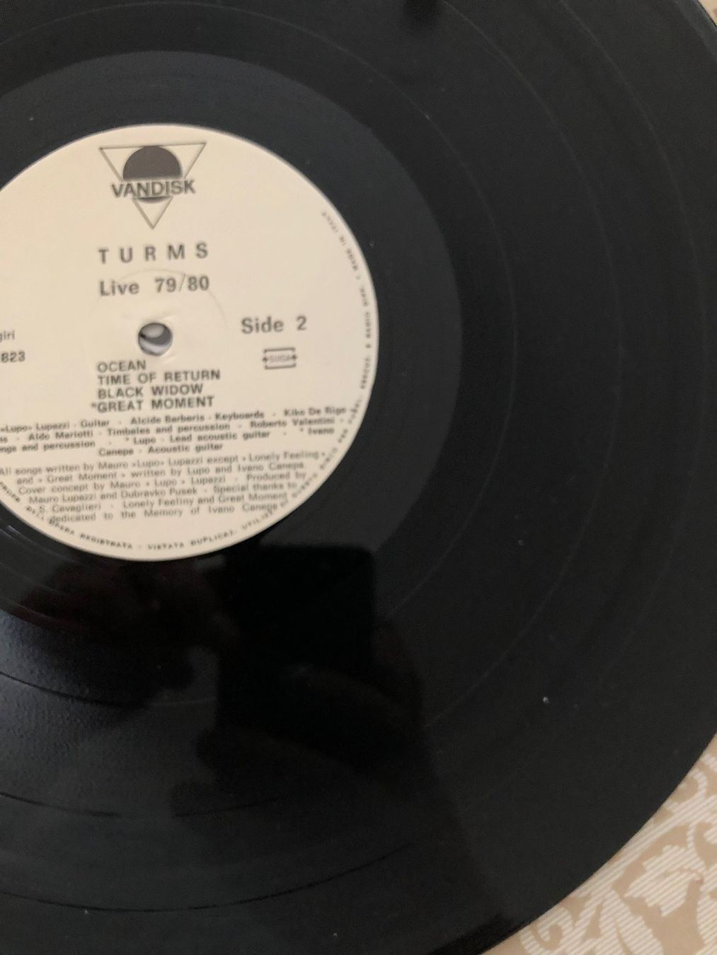 Dischi in vinile: Turms live 79/80 progressive Rock Schweiz – Usato da Zürich venduto da manuunited 2
