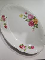 Langenthal Suisse Porzellan Servierplatte Rosen Dekor 23 cm