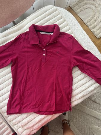 TOMMY HILFIGER POLO SWEATSHIRT PINK GR L