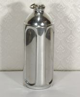 antike Alu-Bettflasche / Feldflasche