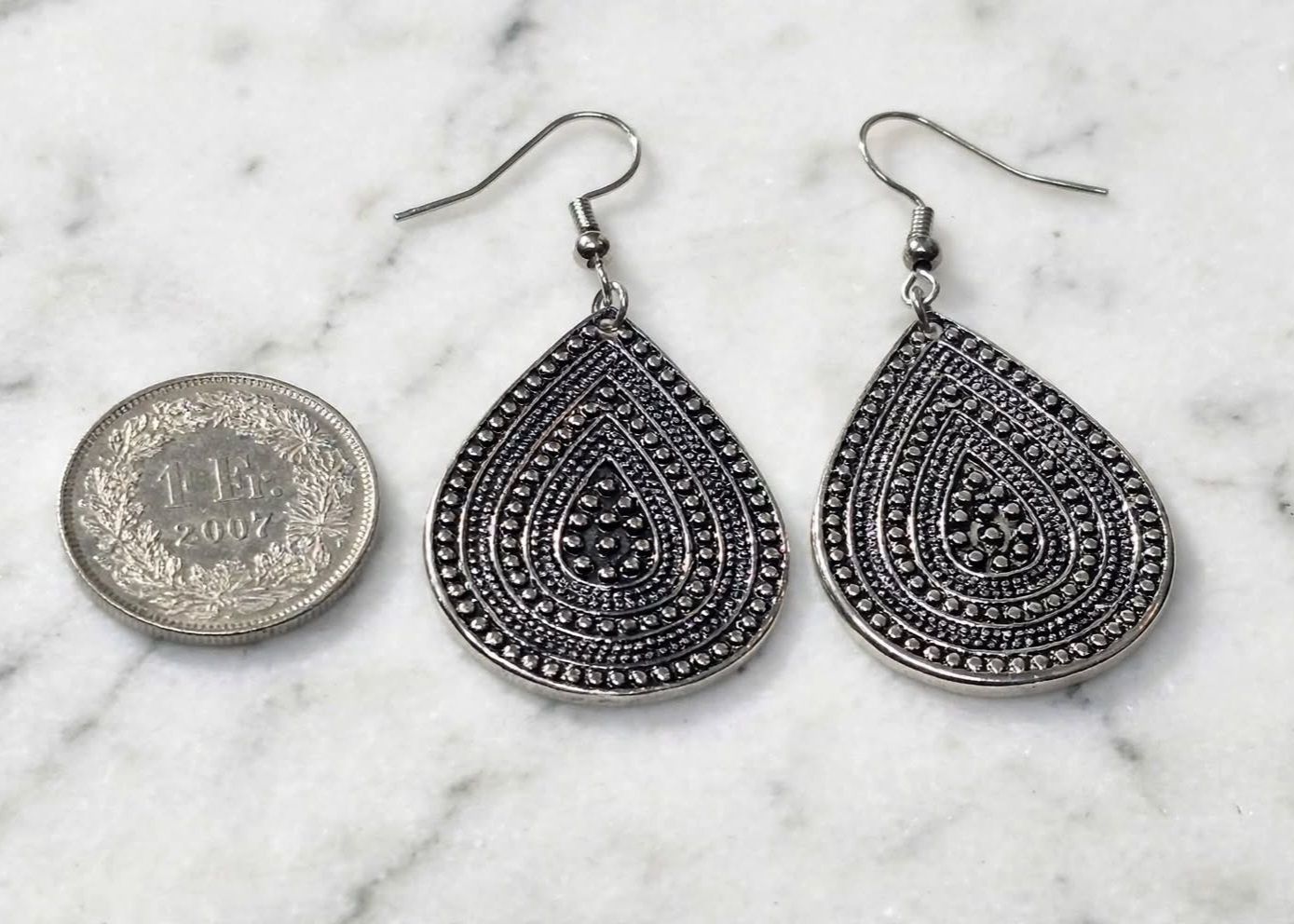 Ohrringe & -stecker: Orecchini pendenti set 2 paia forma geometrica  – Neu (gemäss Beschreibung) aus Giubiasco von Stefaniav 5