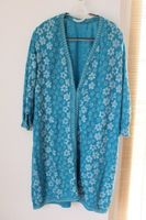 Vintage Zuhauserock,- Nachthemd , Gr. ev. 38 / 40 ? Blau