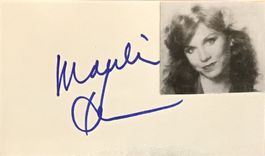 Marilu Henner TAXI Autogramm signiert Karte mit Bild 8x13cm