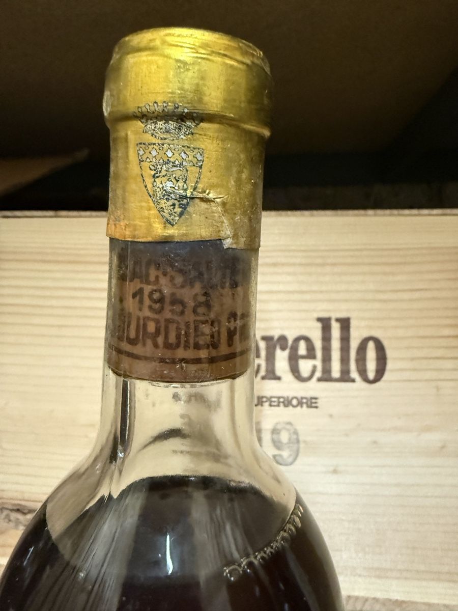 Vino: Château Doisy Daene 1958 – Nuovo e nell'imballaggio originale da Troinex venduto da Airain 1