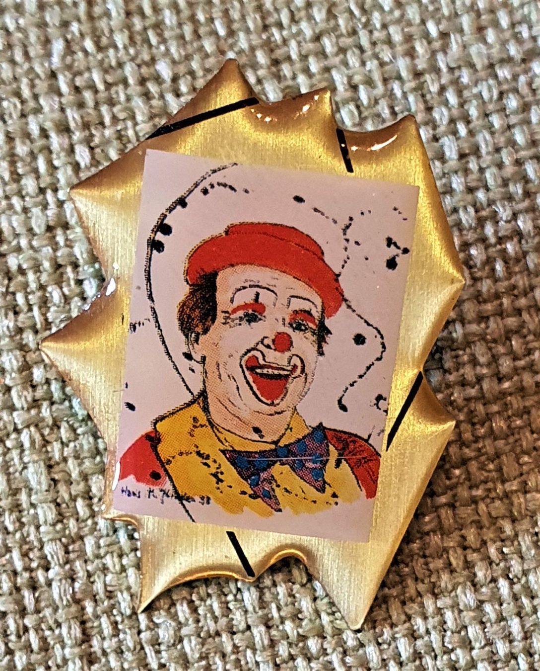 Placchette & Badge: H803 - Pin Schweizer Clown – Usato da Reinach BL venduto da Boston-Verkauf