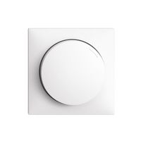 Montageset EDIZIOdue zu Drehdimmer weiss, Feller