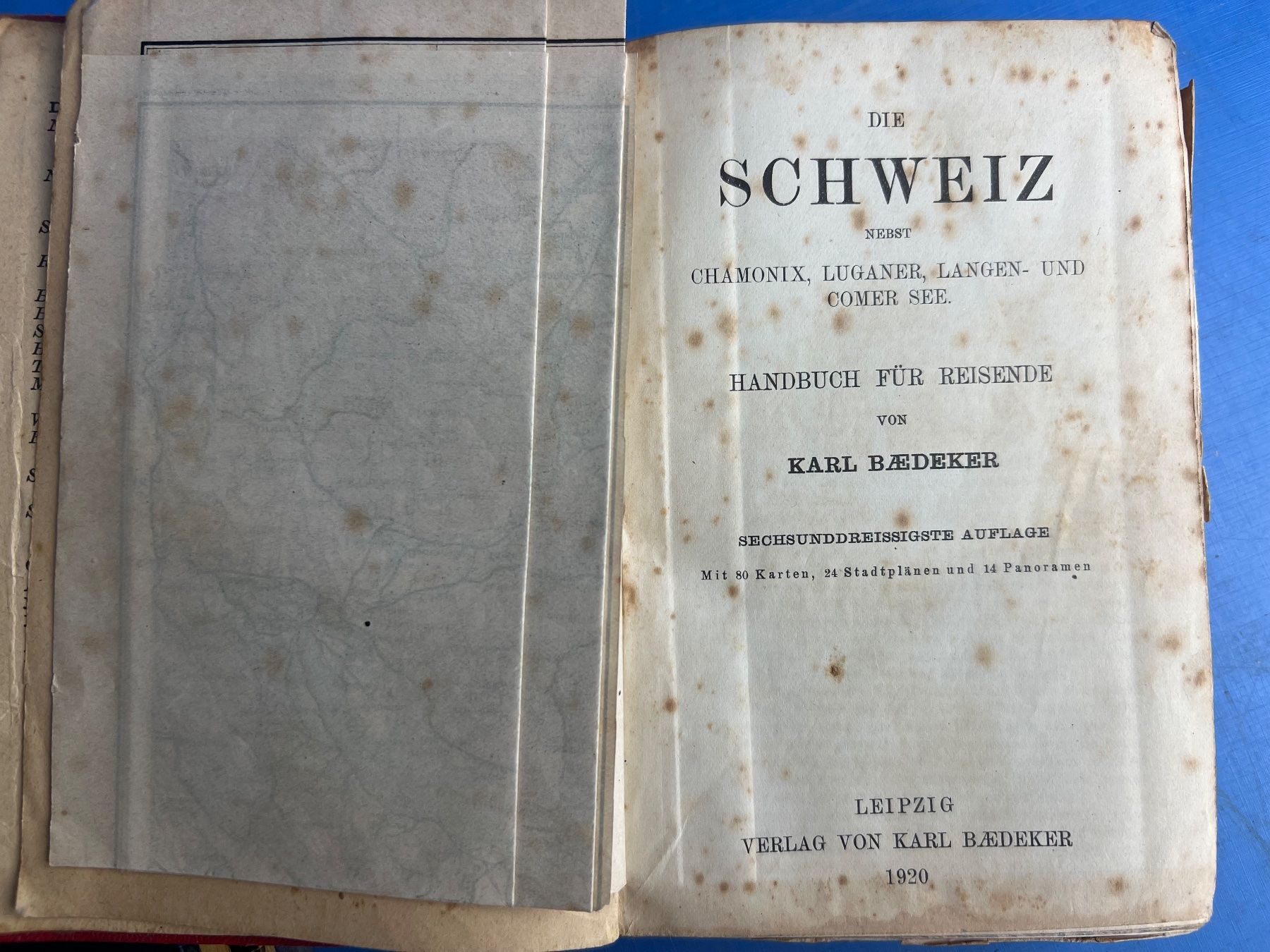 Libri: Baedeker s und anderes uraltes Kartenmaterial – Usato da Unterengstringen venduto da Gustav03 3