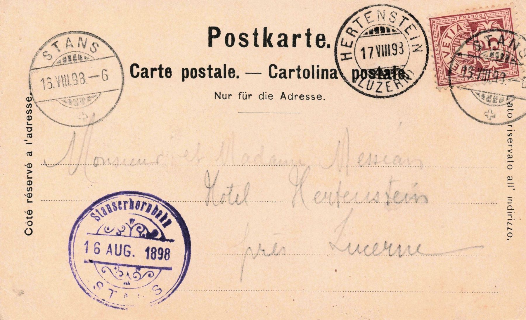 Cartoline postali: Titlisspitze – Usato da Biasca venduto da Blenio71 1