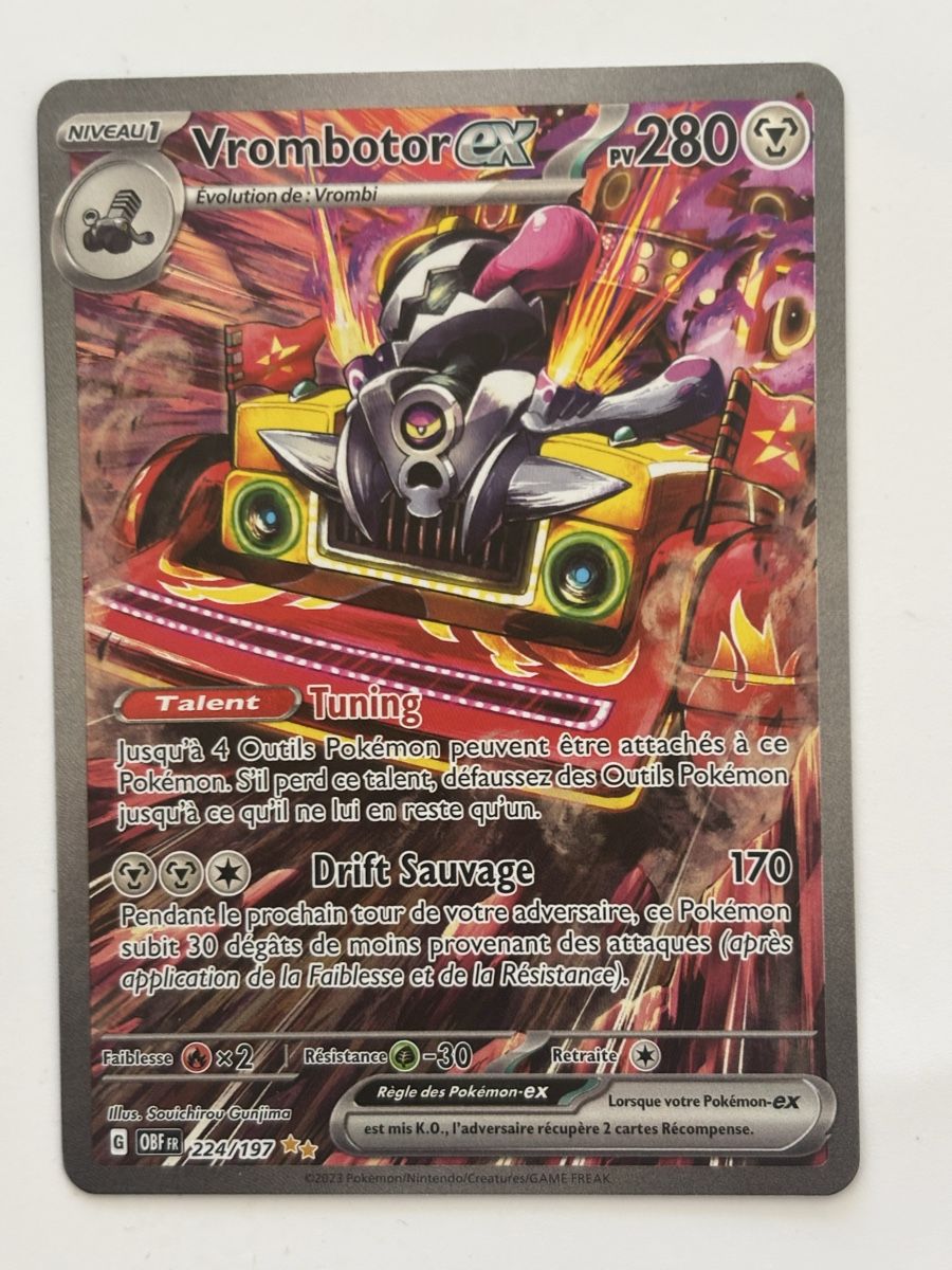 Pokémon Carte collezionabili: Carte Pokémon VROMBOTOR obf 224 fr – Nuovo (secondo la descrizione) da lausanne venduto da helderj