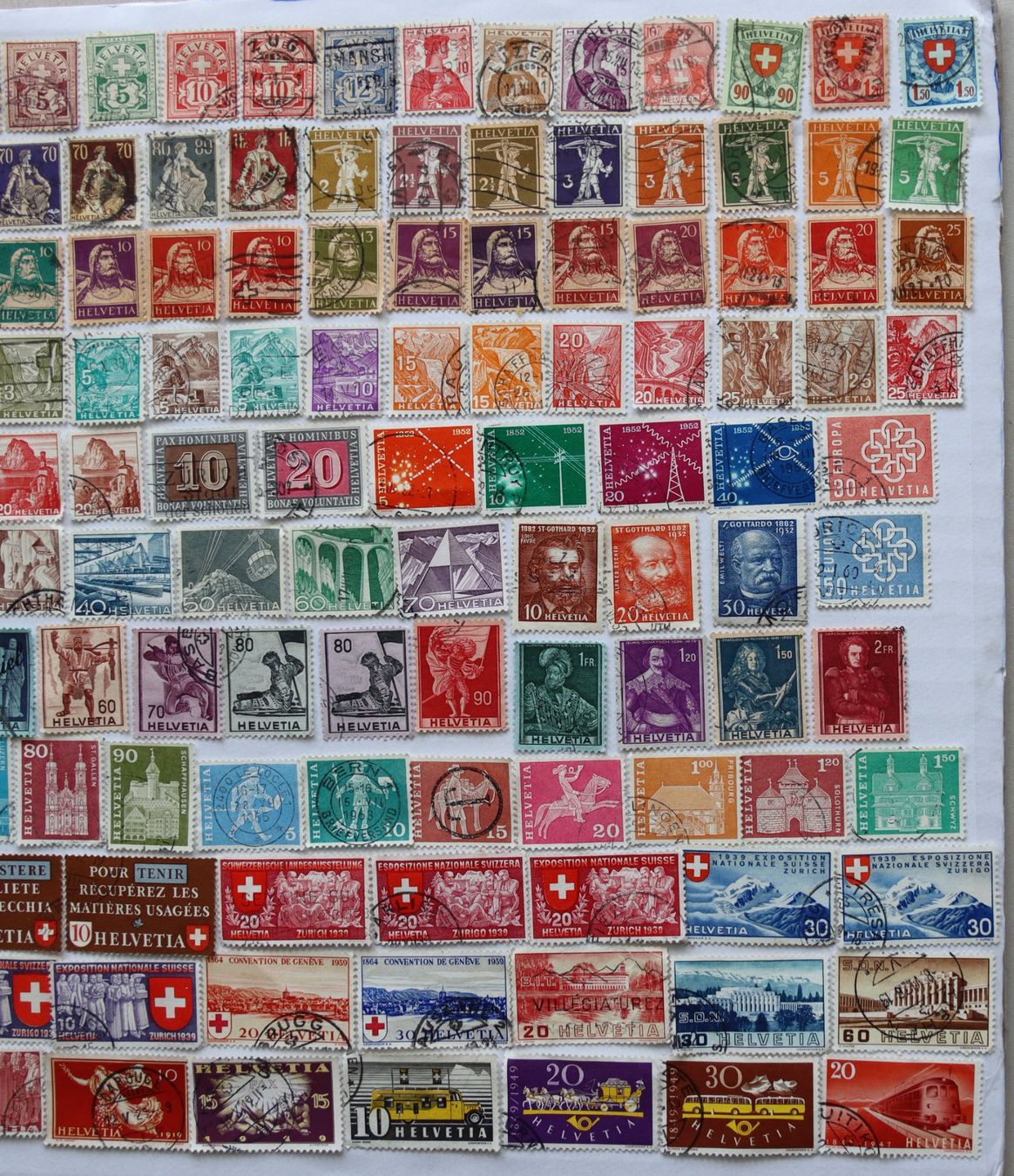 Tutti i francobolli: Briefmarken CH Lot (1) – Usato da Oberentfelden venduto da lakipul 3