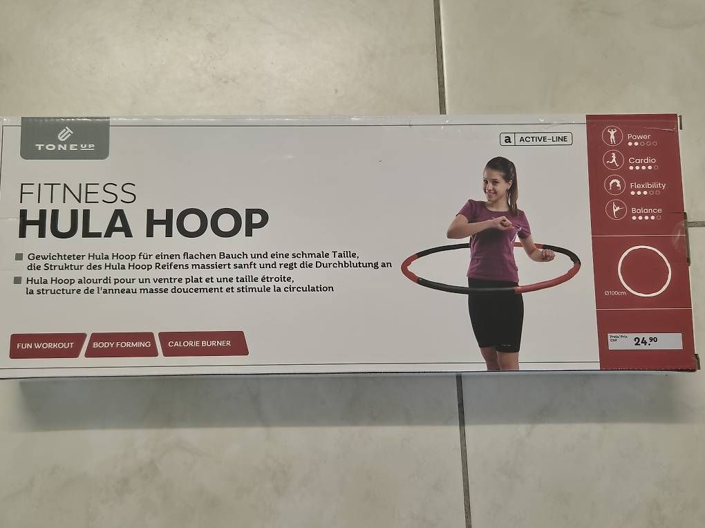 Hometrainer: Hulahoop-Reif – Nuovo e nell'imballaggio originale da Anglikon venduto da wba8008