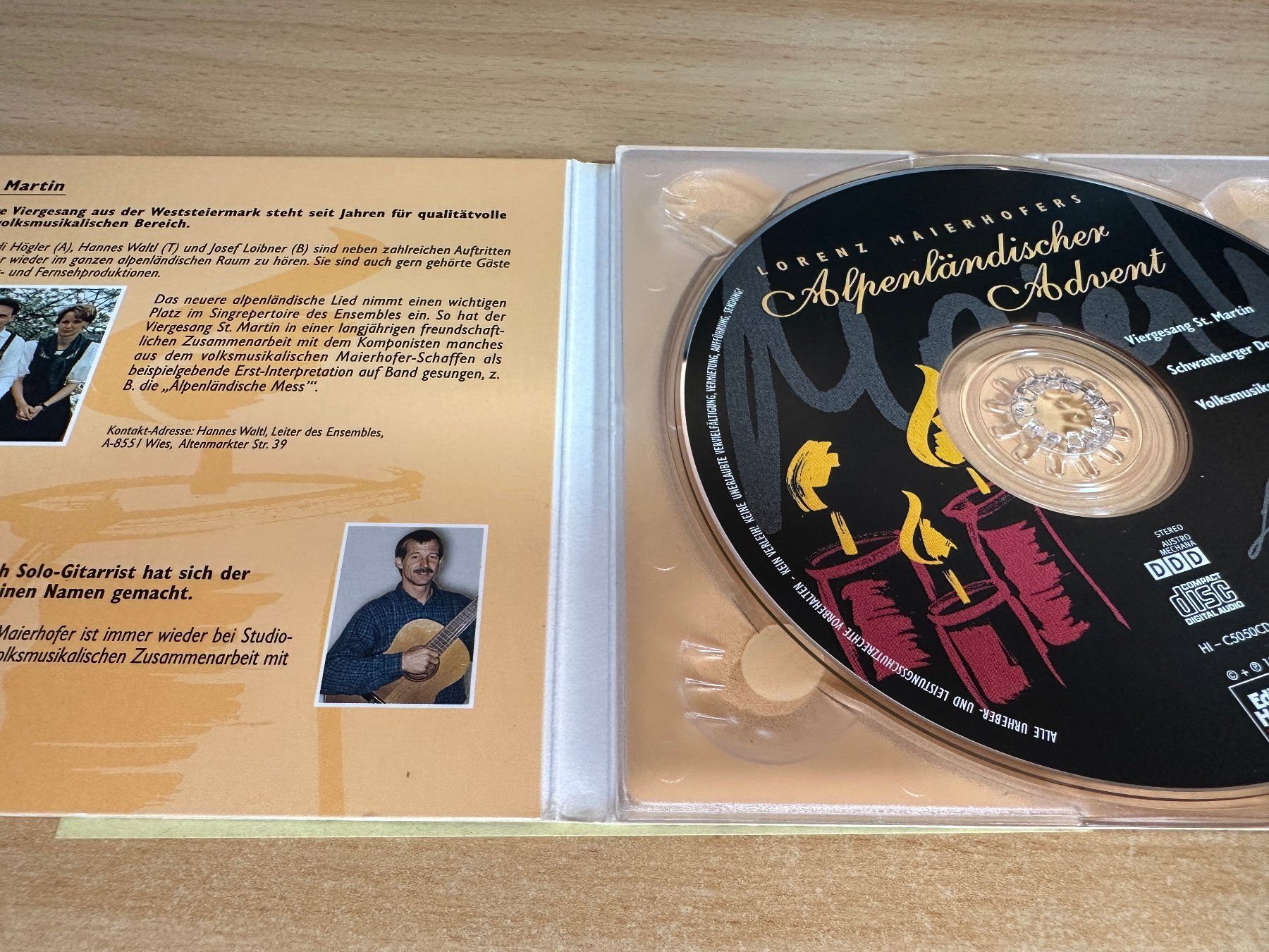 CD: Lorenz Maierhofer - Alpenländischer Advent – Usato da Rikon im Tösstal venduto da Alpenmutz 2