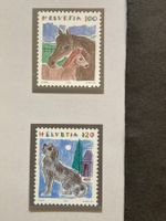 Schweiz 1993 Satz Tiere Pferd Hund postfrisch