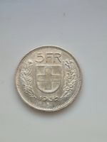 Schweizer 5 Franken 1952 - selten! - Aufl. 155'000 Stk. TOP